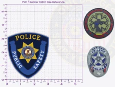 T2-A2B Buy Custom Police Patches And Design Create Build and Order Personalized-Police Patches and Customized Police Patch PVC Rubber 3.5