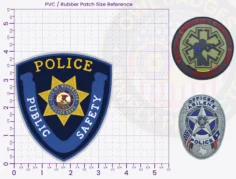 T2-A2B Buy Custom Police Patches And Design Create Build and Order Personalized-Police Patches and Customized Police Patch PVC Rubber 4