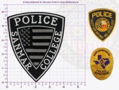 T7-A2 Buy Custom Police Patches And Design Create Build and Order Personalized-Police Patches and Customized Police Patches College Police Officer Embroidered 5