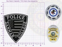 T7-A2 Buy Custom Police Patches And Design Create Build and Order Personalized-Police Patches and Customized Police Patches College Police Officer Flex Badges Patchesh 4