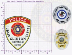 TS18-A17 Buy Custom Police Patches And Design Create Build and Order Personalized-Police Patches and Customized Police Patches School District Police Patch Flex Patches 4