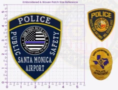 TS18-A18 Buy Custom Police Patches And Design Create Build and Order Personalized-Police Patches and Customized Police Patches Airport Police Officer Patches 5