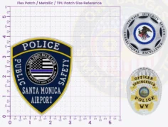 TS18-A18 Buy Custom Police Patches And Design Create Build and Order Personalized-Police Patches and Customized Police Patches Airport Police Officer Patches Flex Patches 4