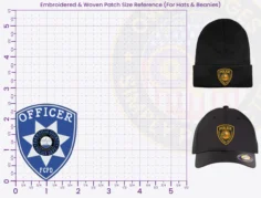 TS18-A3 Buy Custom Police Patches And Design Create Build and Order Personalized-Police Patches and Customized Police Patches POLICE PD embroidered Patches Hat Patches