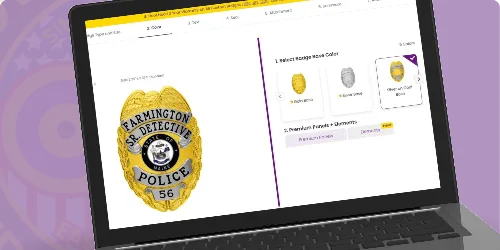 Where to Buy Custom Detective Badges and Personalized Police Detective Badges, Design, Create, Build and Order Custom Police Detective badges