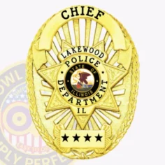 11-d16 custom badges and design, create, build and order custom badges personalized badges officer badges lakewood police gold