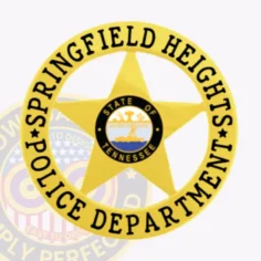 20-a16 custom badges and design, create, build and order custom badges personalized badges officer badges springfield heights police gold