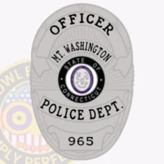 Bd10 a2 buy custom police badges and design create build and order personalized police officer